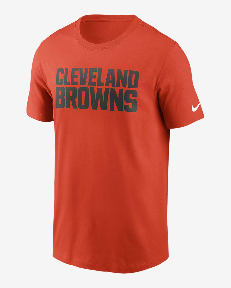 Cleveland Browns Primetime Wordmark Essential Men s Nike NFL T Shirt. Nike